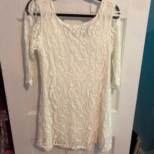 Choies Cream Lace Dress